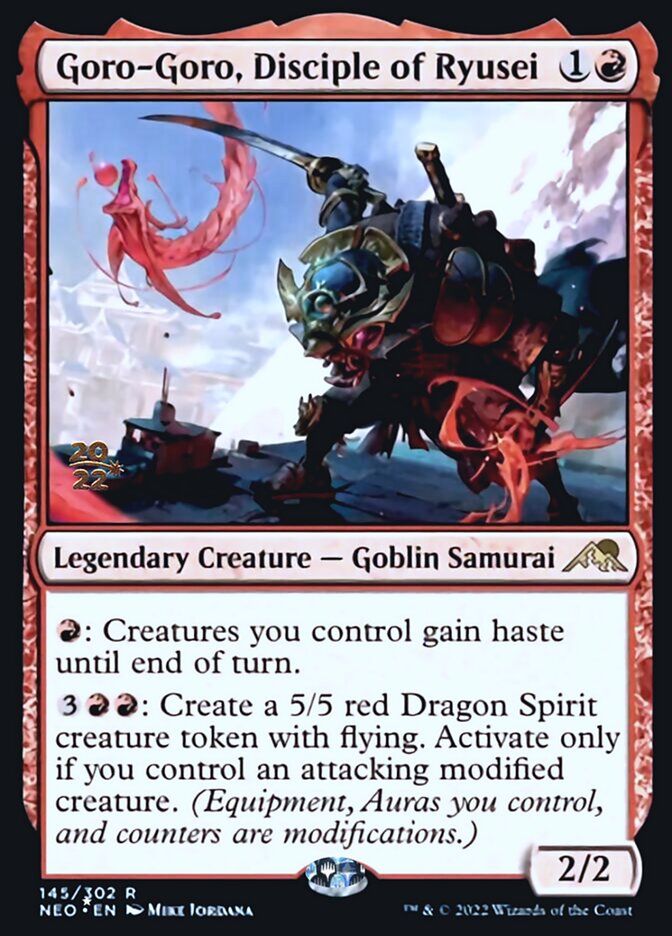 Goro-Goro, Disciple of Ryusei [Kamigawa: Neon Dynasty Prerelease Promos] - Magic: The Gathering - Card Brawlers | Quebec | Canada |