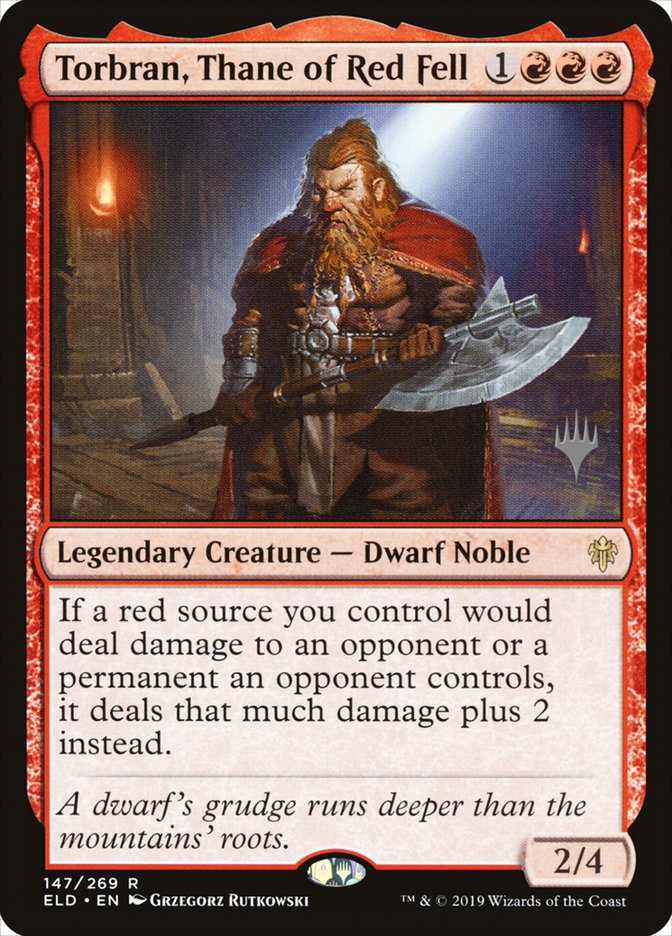 Torbran, Thane of Red Fell (Promo Pack) [Throne of Eldraine Promos] - Magic: The Gathering - Card Brawlers | Quebec | Canada |