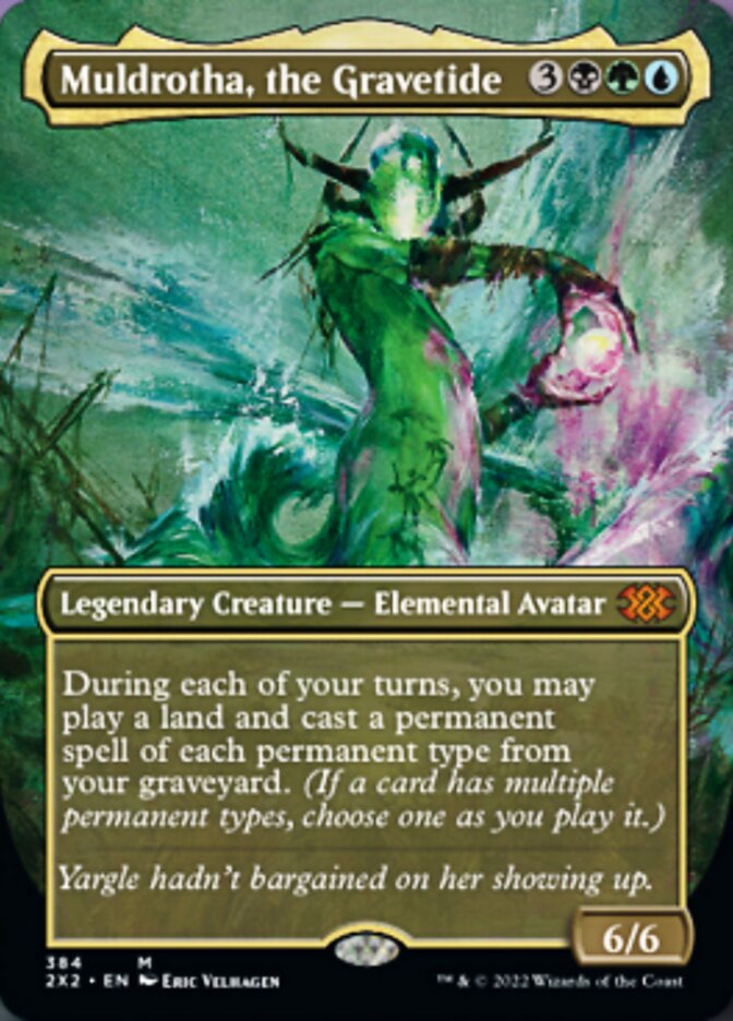 Muldrotha, the Gravetide (Borderless Alternate Art) [Double Masters 2022] - Magic: The Gathering - Card Brawlers | Quebec | Canada |