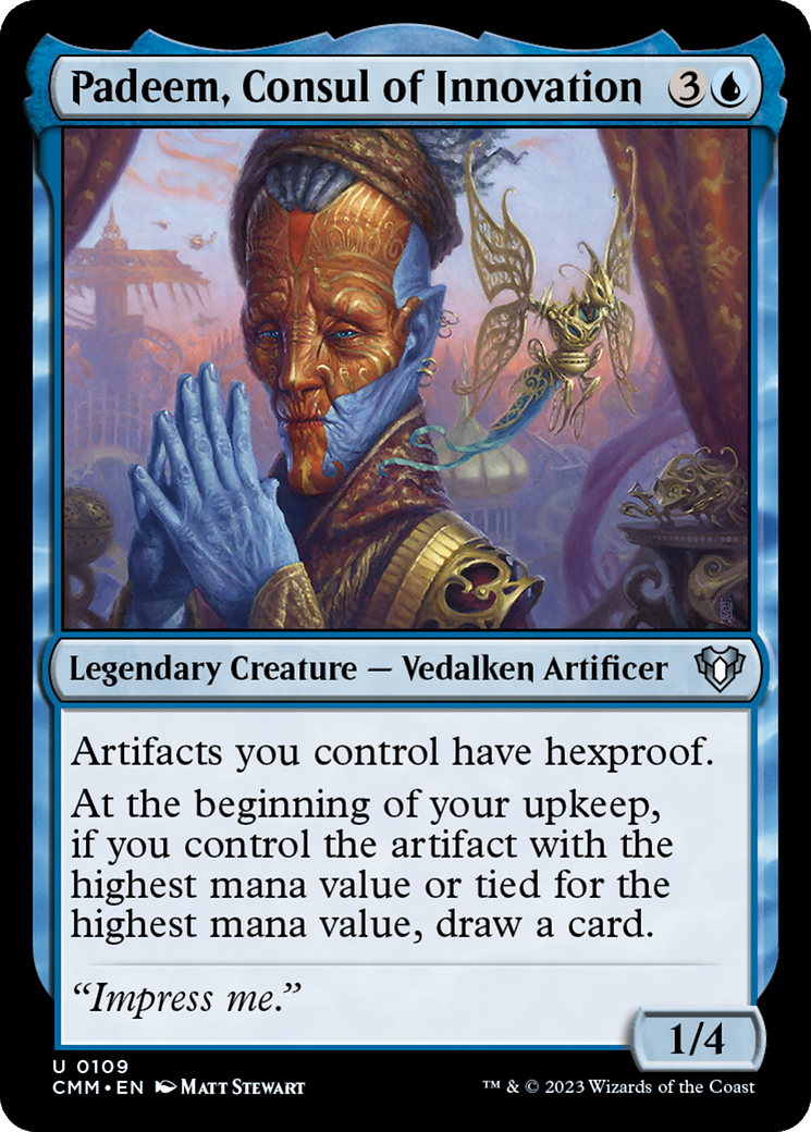 Padeem, Consul of Innovation [Commander Masters] - Magic: The Gathering - Card Brawlers | Quebec | Canada |