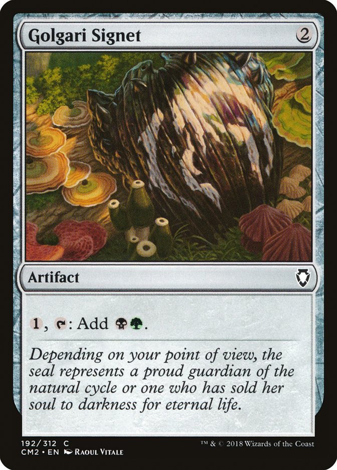 Golgari Signet (192/312) [Commander Anthology Volume II] - Magic: The Gathering - Card Brawlers | Quebec | Canada |