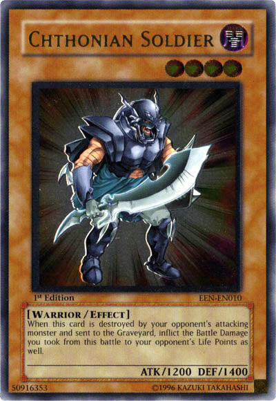 Chthonian Soldier [EEN-EN010] Ultimate Rare - Yu-Gi-Oh! - Card Brawlers | Quebec | Canada |