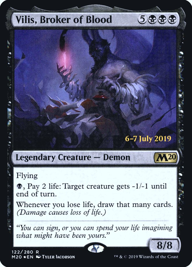 Vilis, Broker of Blood [Core Set 2020 Prerelease Promos] - Magic: The Gathering - Card Brawlers | Quebec | Canada |