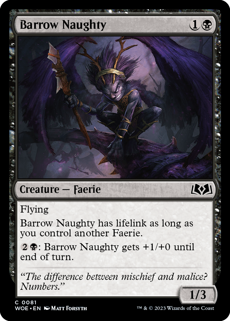 Barrow Naughty [Wilds of Eldraine] - Magic: The Gathering - Card Brawlers | Quebec | Canada |