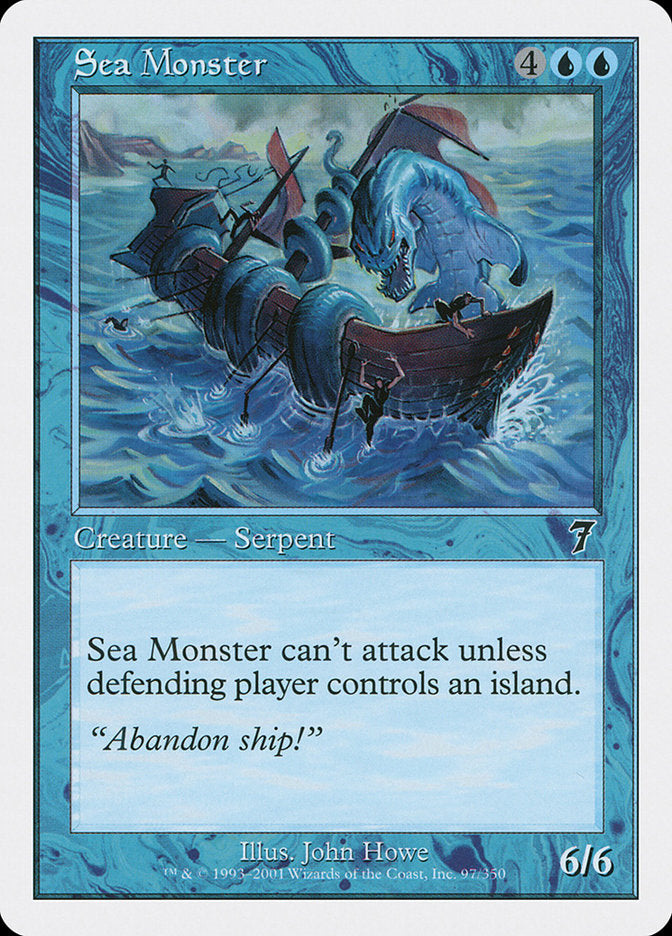 Sea Monster [Seventh Edition] - Magic: The Gathering - Card Brawlers | Quebec | Canada |