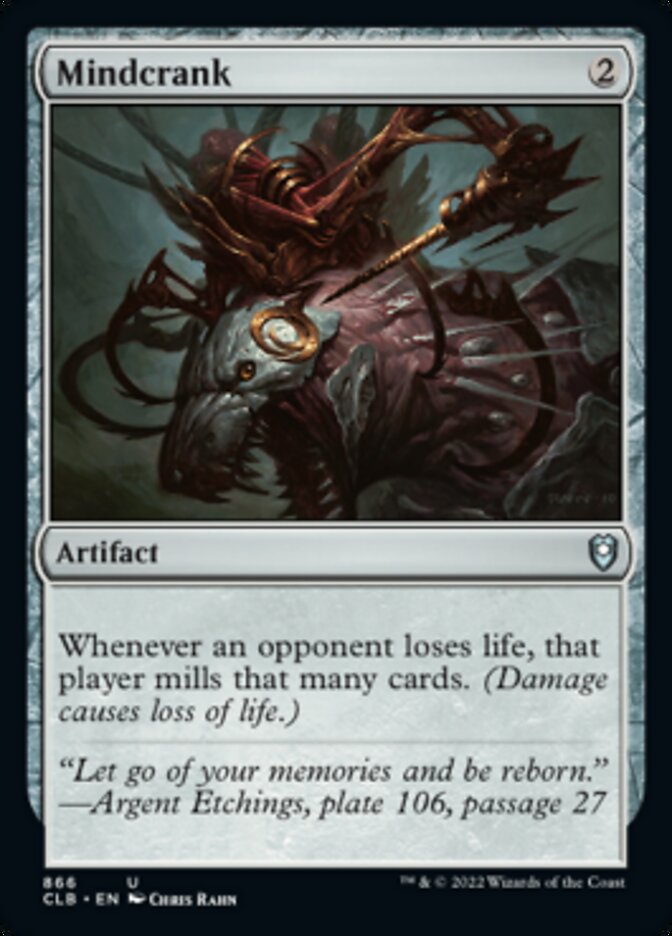 Mindcrank [Commander Legends: Battle for Baldur's Gate] - Magic: The Gathering - Card Brawlers | Quebec | Canada |