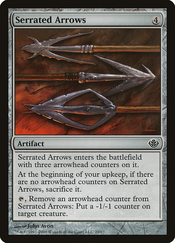 Serrated Arrows [Duel Decks: Garruk vs. Liliana] - Magic: The Gathering - Card Brawlers | Quebec | Canada |