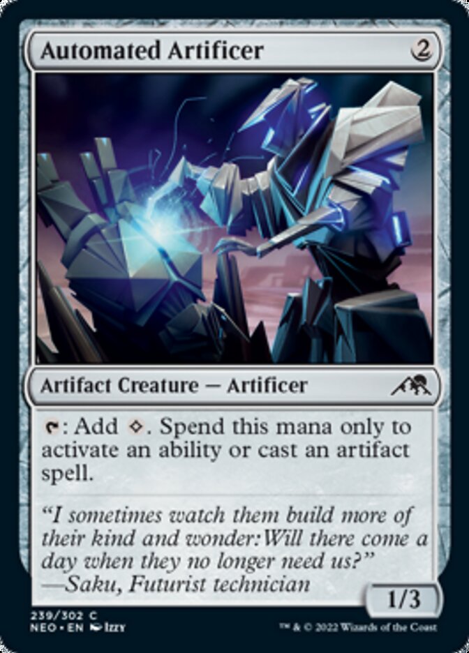 Automated Artificer [Kamigawa: Neon Dynasty] - Magic: The Gathering - Card Brawlers | Quebec | Canada |