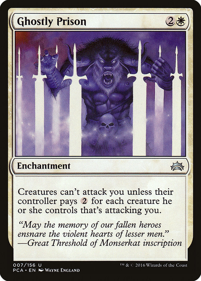 Ghostly Prison [Planechase Anthology] - Magic: The Gathering - Card Brawlers | Quebec | Canada |