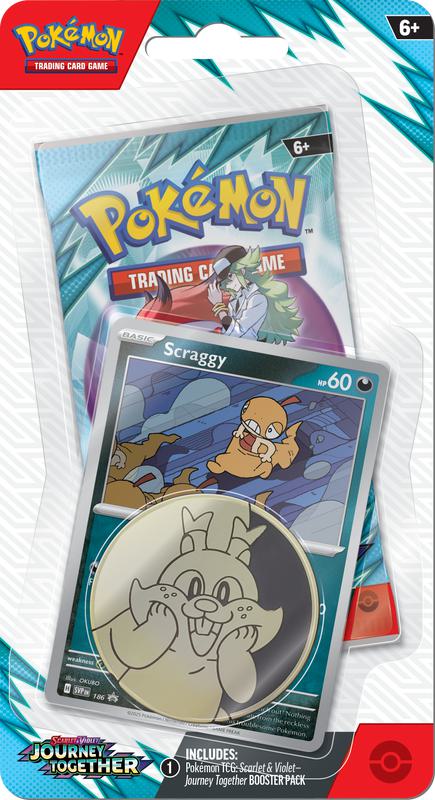 Scarlet & Violet: Journey Together Single Pack Blister - Scraggy Promo - The Pokemon Company - Card Brawlers | Quebec | Canada |