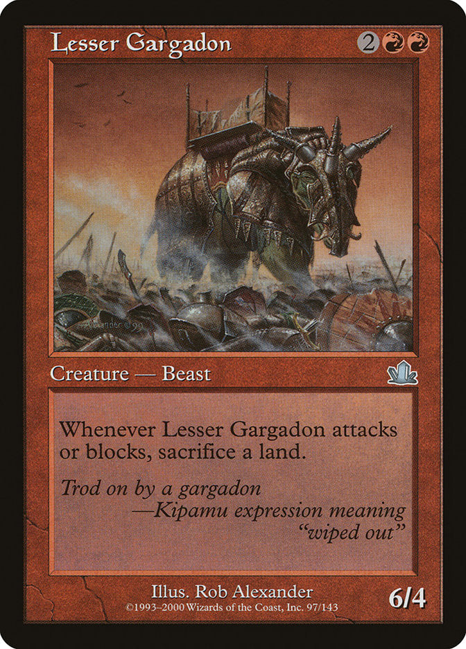 Lesser Gargadon [Prophecy] - Magic: The Gathering - Card Brawlers | Quebec | Canada |