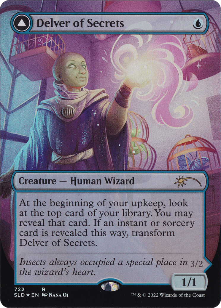 Delver of Secrets // Insectile Aberration (Borderless) [Secret Lair: From Cute to Brute] - Magic: The Gathering - Card Brawlers | Quebec | Canada |