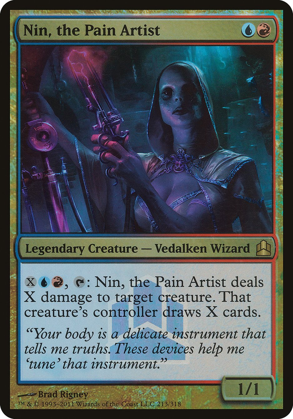 Nin, the Pain Artist (Launch) (Oversized) [Commander 2011 Oversized] - Magic: The Gathering - Card Brawlers | Quebec | Canada |