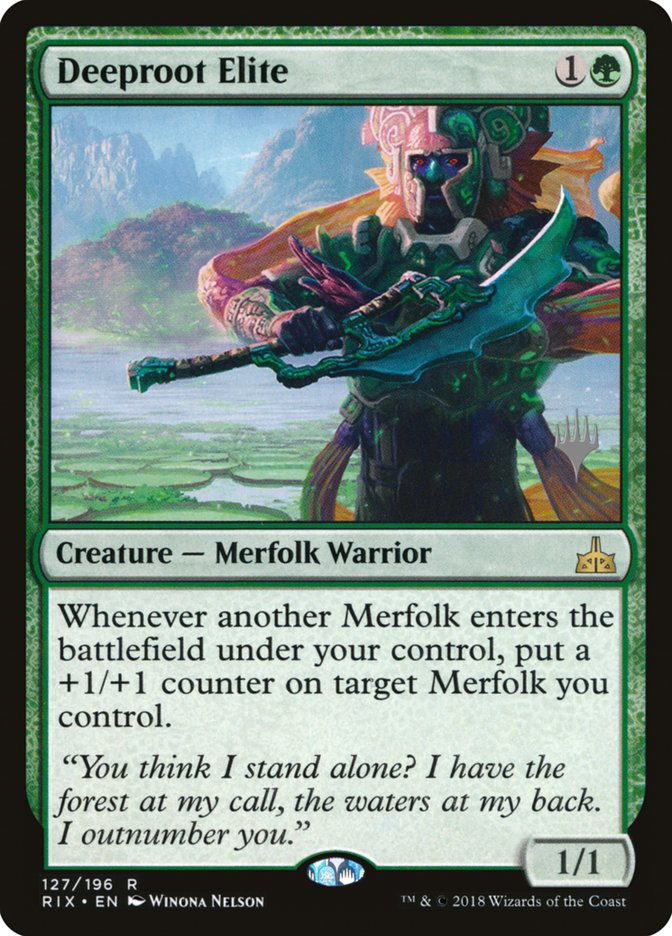 Deeproot Elite (Promo Pack) [Rivals of Ixalan Promos] - Magic: The Gathering - Card Brawlers | Quebec | Canada |