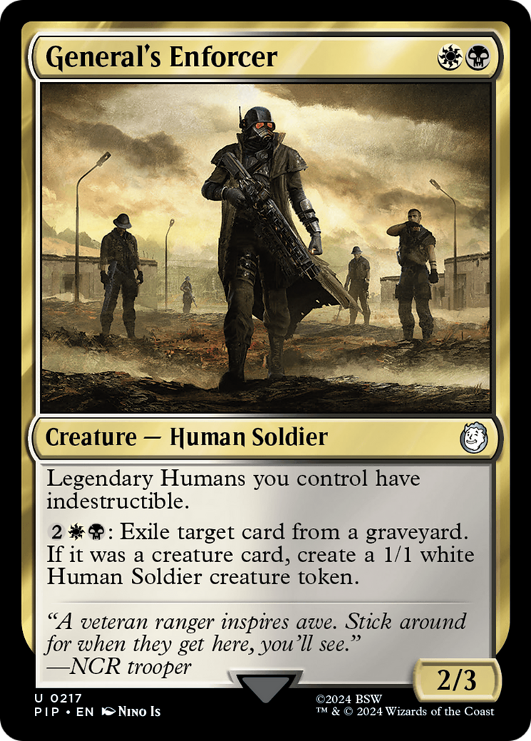 General's Enforcer [Fallout] - Magic: The Gathering - Card Brawlers | Quebec | Canada |