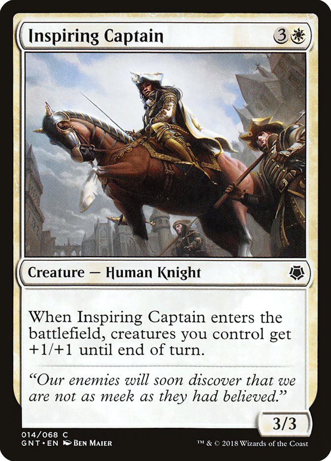 Inspiring Captain [Game Night 2018] - Magic: The Gathering - Card Brawlers | Quebec | Canada |
