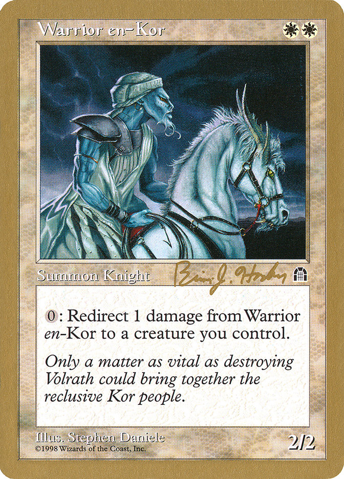 Warrior en-Kor (Brian Hacker) [World Championship Decks 1998] - Magic: The Gathering - Card Brawlers | Quebec | Canada |
