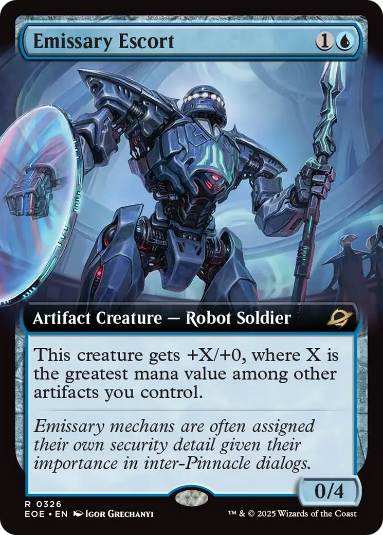 Emissary Escort (Extended Art) [Edge of Eternities] - Magic: The Gathering - Card Brawlers | Quebec | Canada |