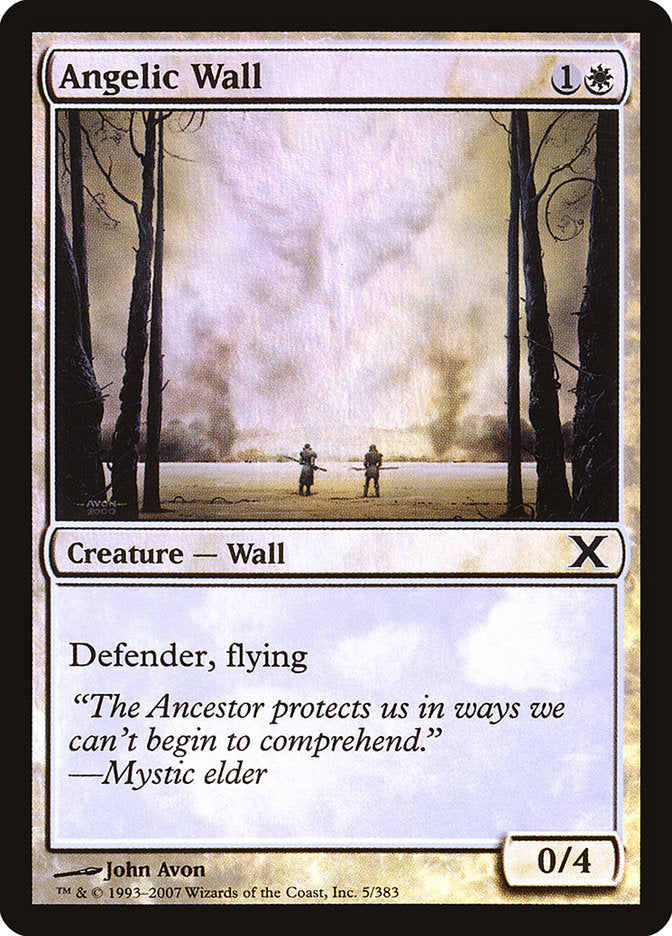Angelic Wall (Premium Foil) [Tenth Edition] - Magic: The Gathering - Card Brawlers | Quebec | Canada |