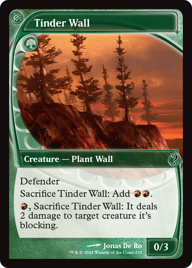 Tinder Wall (Future Sight) [Mystery Booster 2] - Magic: The Gathering - Card Brawlers | Quebec | Canada |