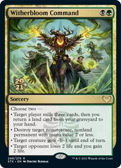 Witherbloom Command [Strixhaven: School of Mages Prerelease Promos] - Magic: The Gathering - Card Brawlers | Quebec | Canada |