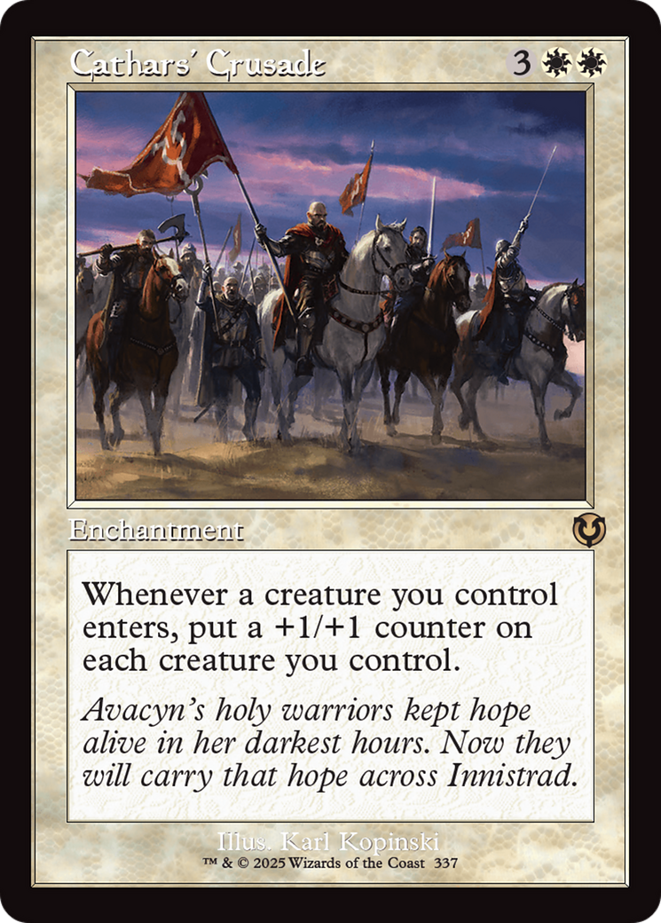 Cathars' Crusade (Retro Frame) [Innistrad Remastered] - Magic: The Gathering - Card Brawlers | Quebec | Canada |
