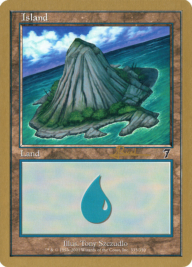 Island (ar335) (Antoine Ruel) [World Championship Decks 2001] - Magic: The Gathering - Card Brawlers | Quebec | Canada |