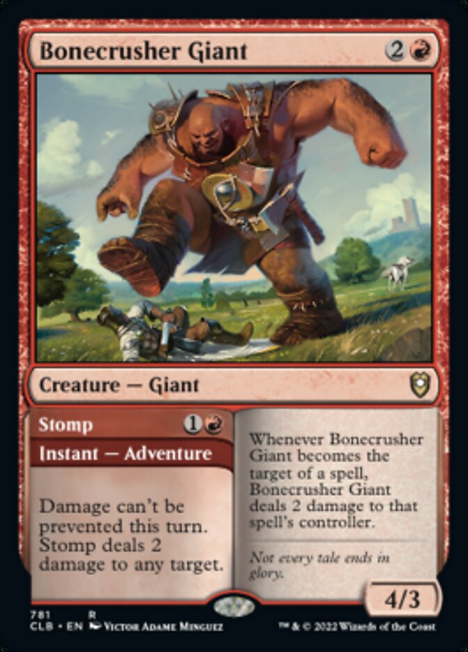 Bonecrusher Giant // Stomp [Commander Legends: Battle for Baldur's Gate] - Magic: The Gathering - Card Brawlers | Quebec | Canada |