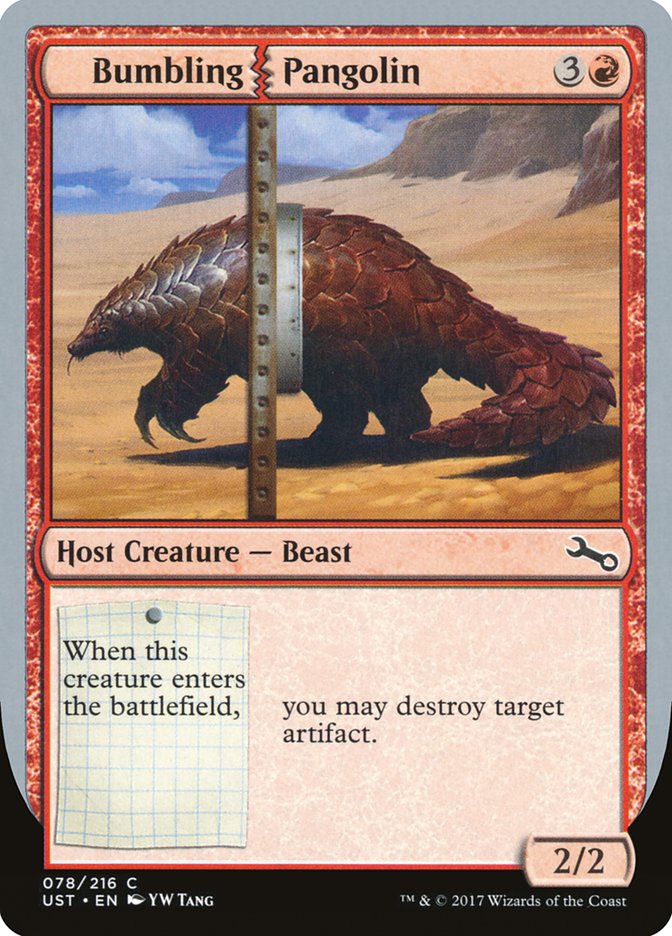 Bumbling Pangolin [Unstable] - Magic: The Gathering - Card Brawlers | Quebec | Canada |