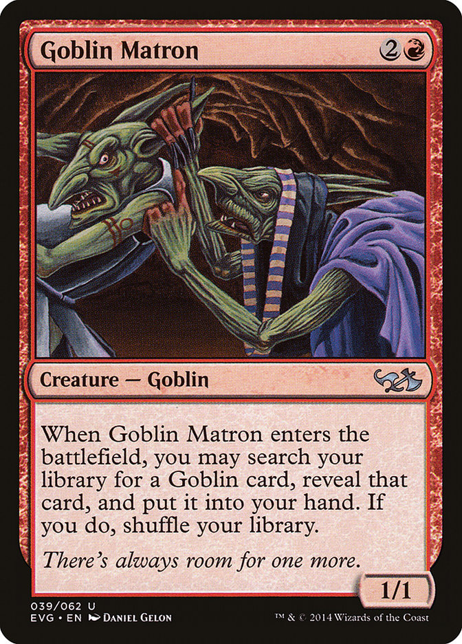 Goblin Matron (Elves vs. Goblins) [Duel Decks Anthology] - Magic: The Gathering - Card Brawlers | Quebec | Canada |