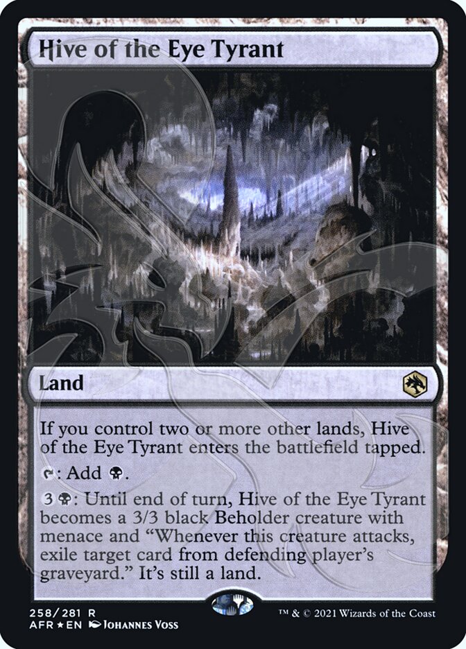 Hive of the Eye Tyrant (Ampersand Promo) [Dungeons & Dragons: Adventures in the Forgotten Realms Promos] - Magic: The Gathering - Card Brawlers | Quebec | Canada |