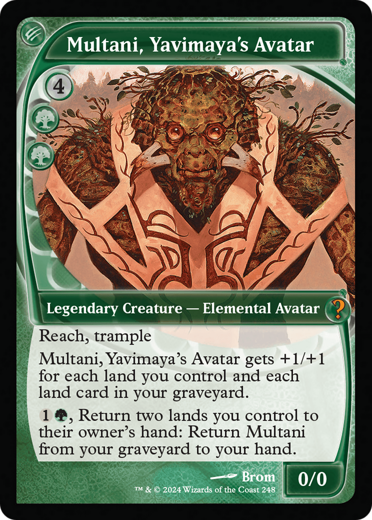 Multani, Yavimaya's Avatar (Future Sight) [Mystery Booster 2] - Magic: The Gathering - Card Brawlers | Quebec | Canada |