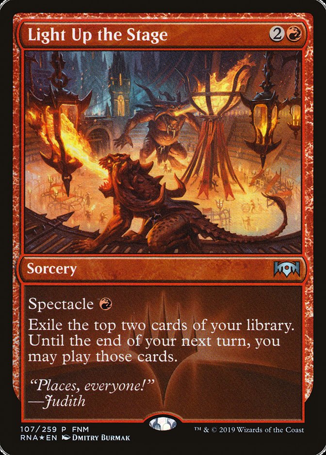 Light Up the Stage (FNM) [Ravnica Allegiance Promos] - Magic: The Gathering - Card Brawlers | Quebec | Canada |