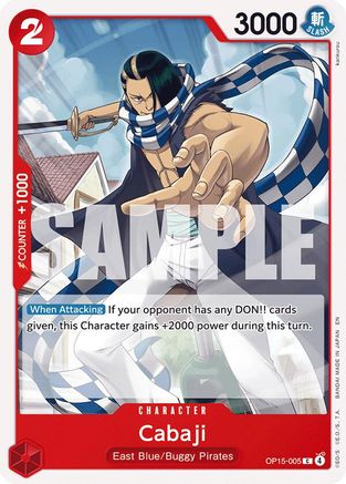 Cabaji (OP15-005) - Adventure on Kami's Island - Card Brawlers