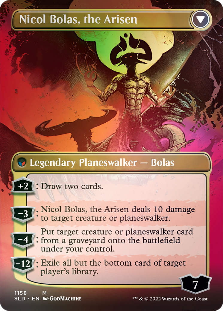 Nicol Bolas, the Ravager // Nicol Bolas, the Arisen (Borderless) [Secret Lair: From Cute to Brute] - Magic: The Gathering - Card Brawlers | Quebec | Canada |