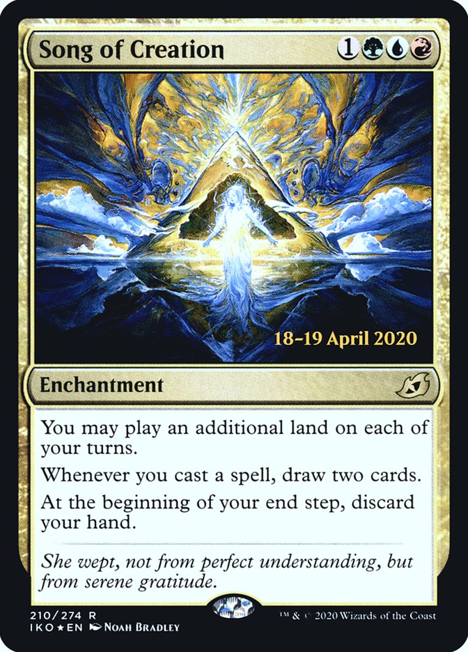 Song of Creation [Ikoria: Lair of Behemoths Prerelease Promos] - Magic: The Gathering - Card Brawlers | Quebec | Canada |