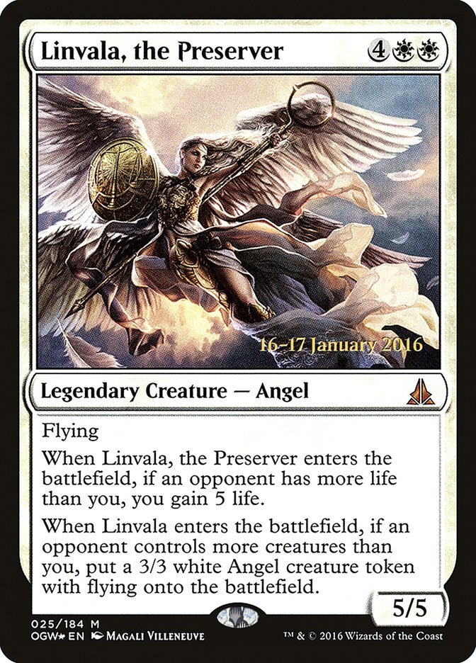 Linvala, the Preserver [Oath of the Gatewatch Prerelease Promos] - Magic: The Gathering - Card Brawlers | Quebec | Canada |