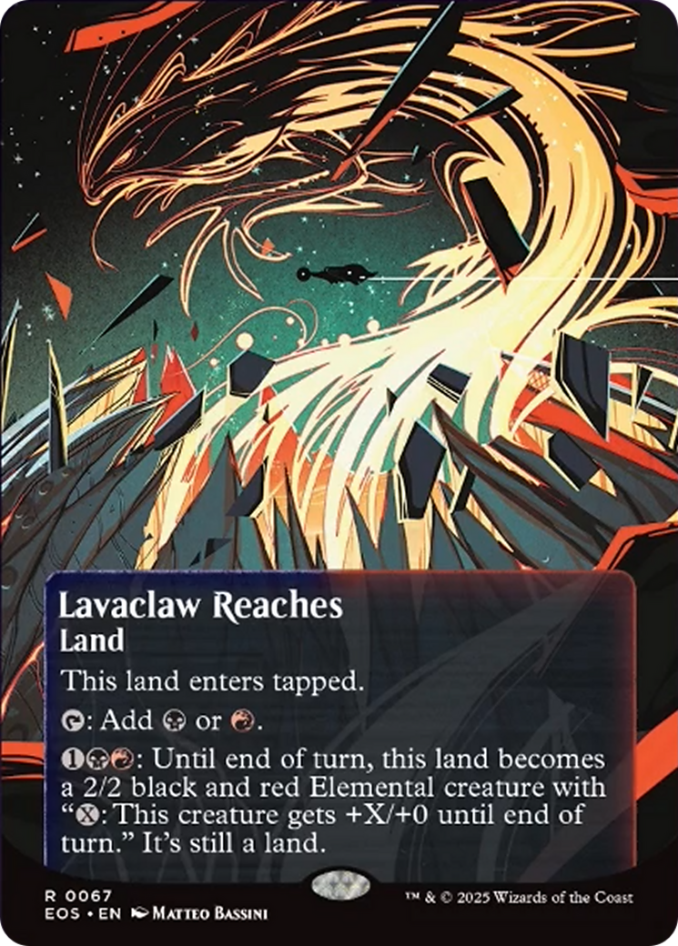 Lavaclaw Reaches (0067) (Borderless) [Edge of Eternities: Stellar Sights] - Magic: The Gathering - Card Brawlers | Quebec | Canada |