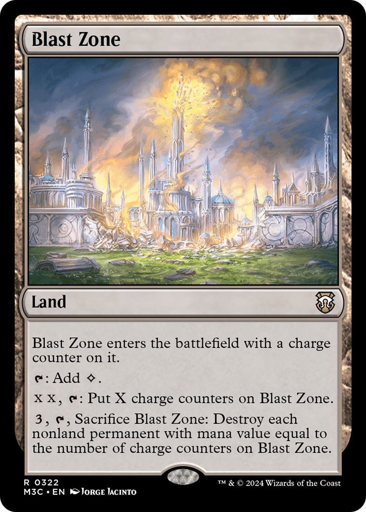 Blast Zone (Ripple Foil) [Modern Horizons 3 Commander] - Magic: The Gathering - Card Brawlers | Quebec | Canada |