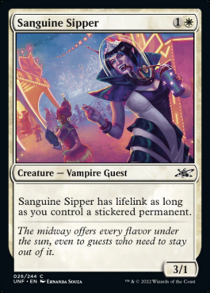 Sanguine Sipper [Unfinity] - Magic: The Gathering - Card Brawlers | Quebec | Canada |