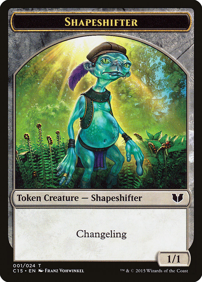 Elemental Shaman // Shapeshifter Double-Sided Token [Commander 2015 Tokens] - Magic: The Gathering - Card Brawlers | Quebec | Canada |