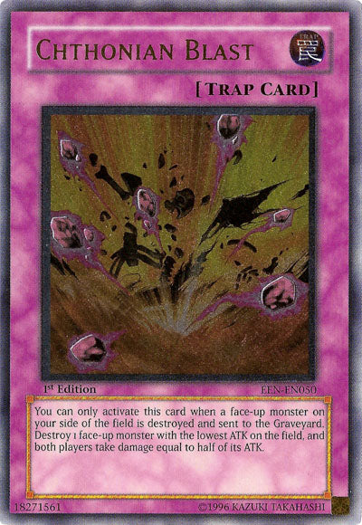 Chthonian Blast [EEN-EN050] Ultimate Rare - Yu-Gi-Oh! - Card Brawlers | Quebec | Canada |