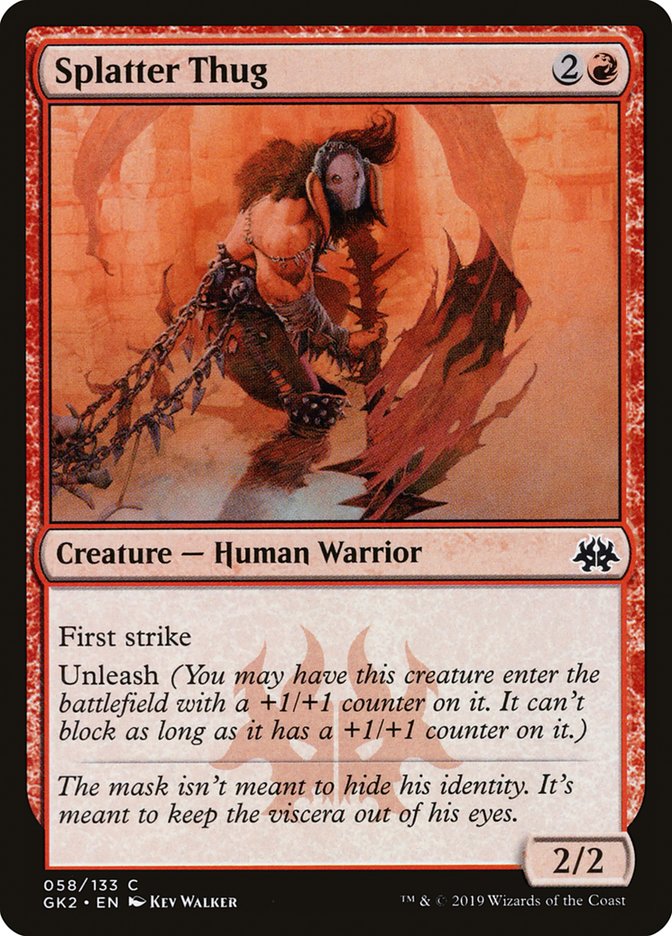 Splatter Thug [Ravnica Allegiance Guild Kit] - Magic: The Gathering - Card Brawlers | Quebec | Canada |