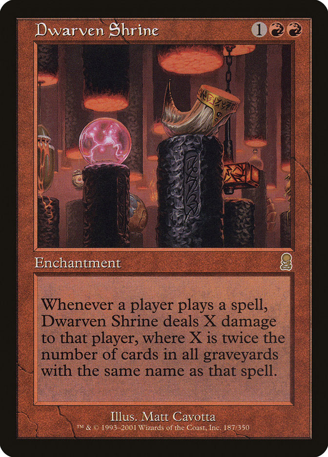 Dwarven Shrine [Odyssey] - Magic: The Gathering - Card Brawlers | Quebec | Canada |
