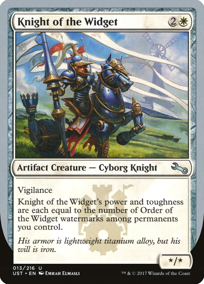 Knight of the Widget [Unstable] - Magic: The Gathering - Card Brawlers | Quebec | Canada |
