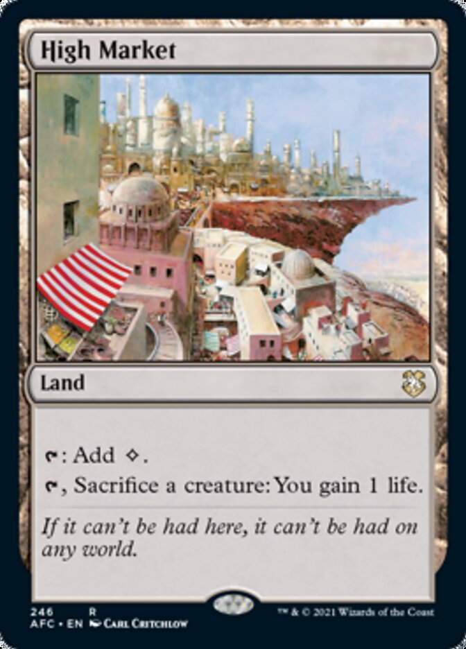 High Market [Dungeons & Dragons: Adventures in the Forgotten Realms Commander] - Magic: The Gathering - Card Brawlers | Quebec | Canada |