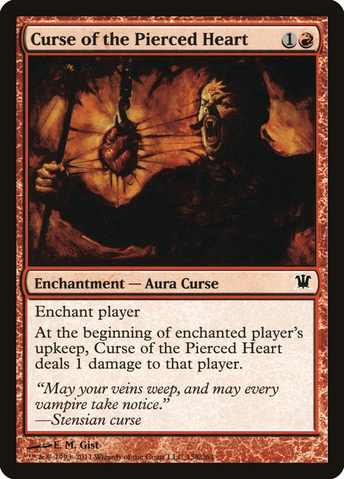 Curse of the Pierced Heart [Innistrad] - Magic: The Gathering - Card Brawlers | Quebec | Canada |