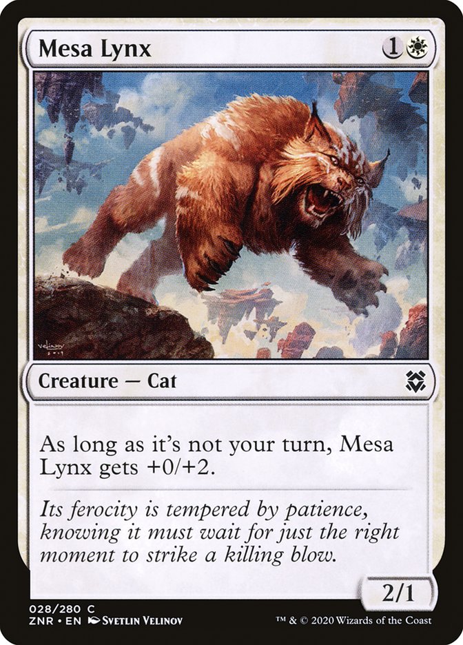 Mesa Lynx [Zendikar Rising] - Magic: The Gathering - Card Brawlers | Quebec | Canada |
