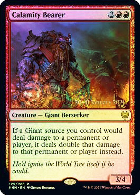Calamity Bearer [Kaldheim Prerelease Promos] - Card Brawlers