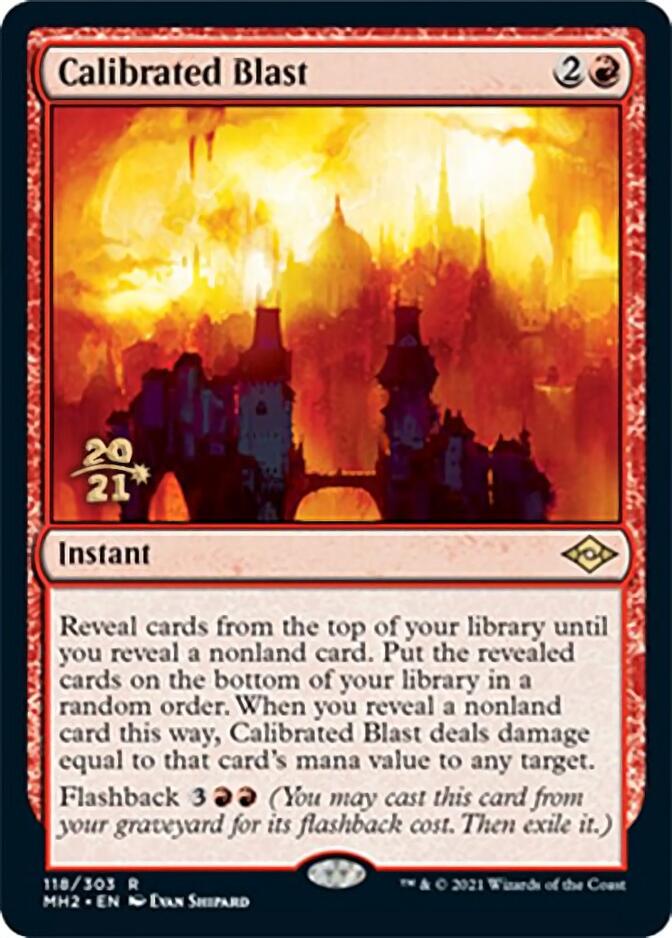 Calibrated Blast [Modern Horizons 2 Prerelease Promos] - Card Brawlers